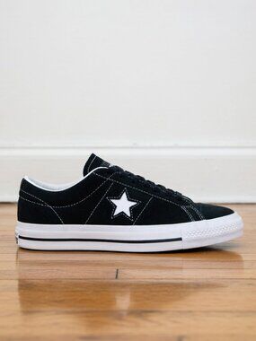 Converse One Star Pro Black White Women's Sneakers Size 7 New